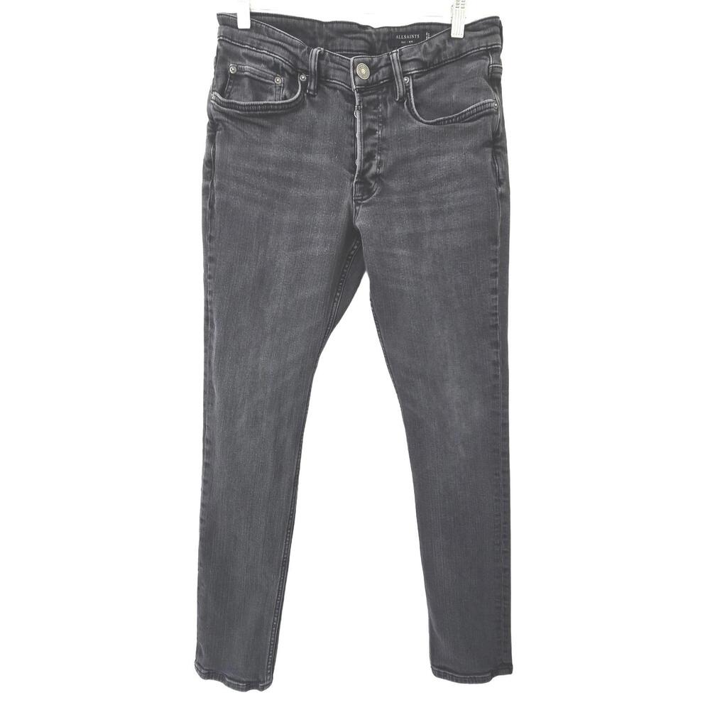 AllSaints Rex Grey Denim Jeans - W30